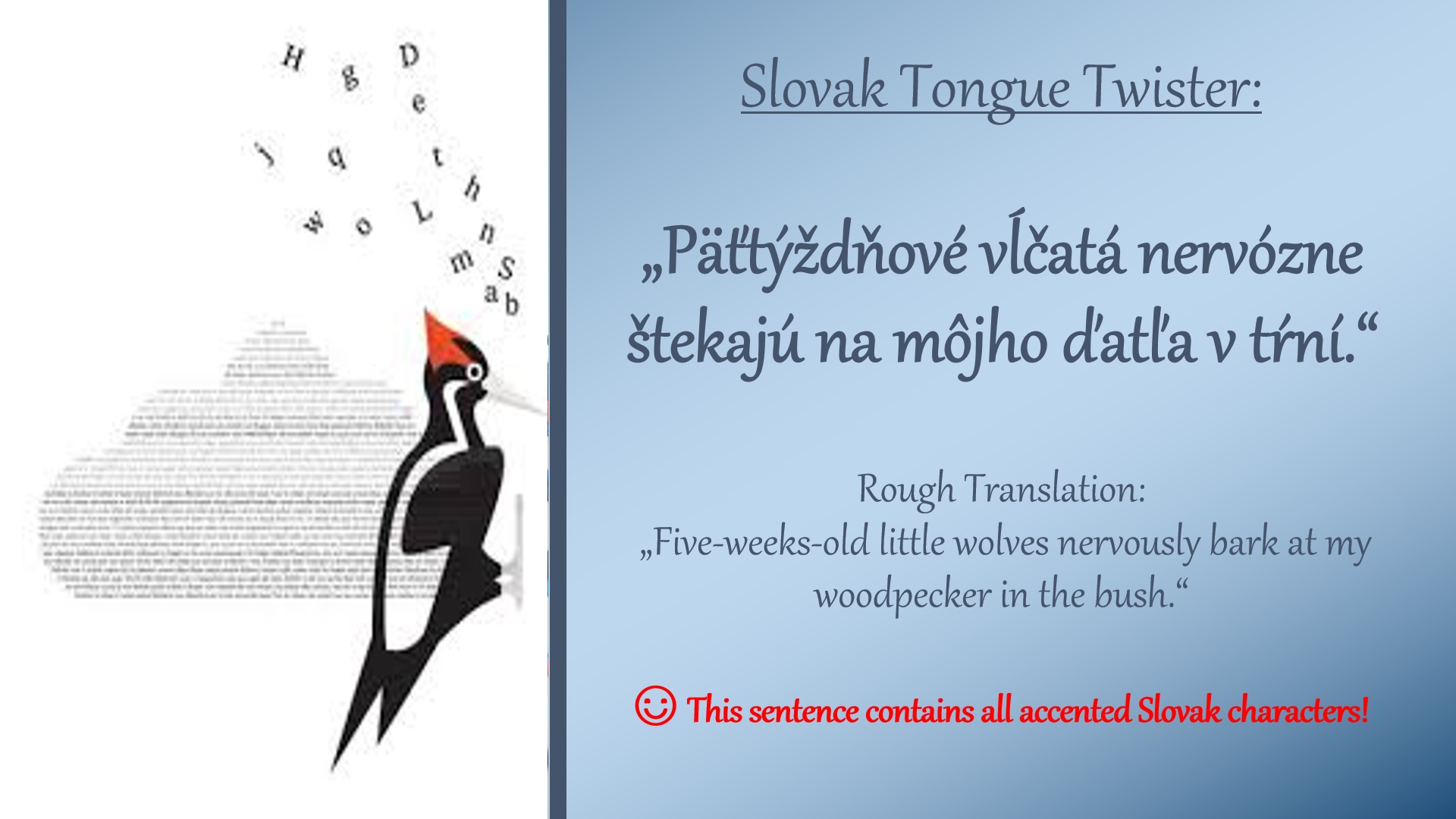 Slovak tongue twister